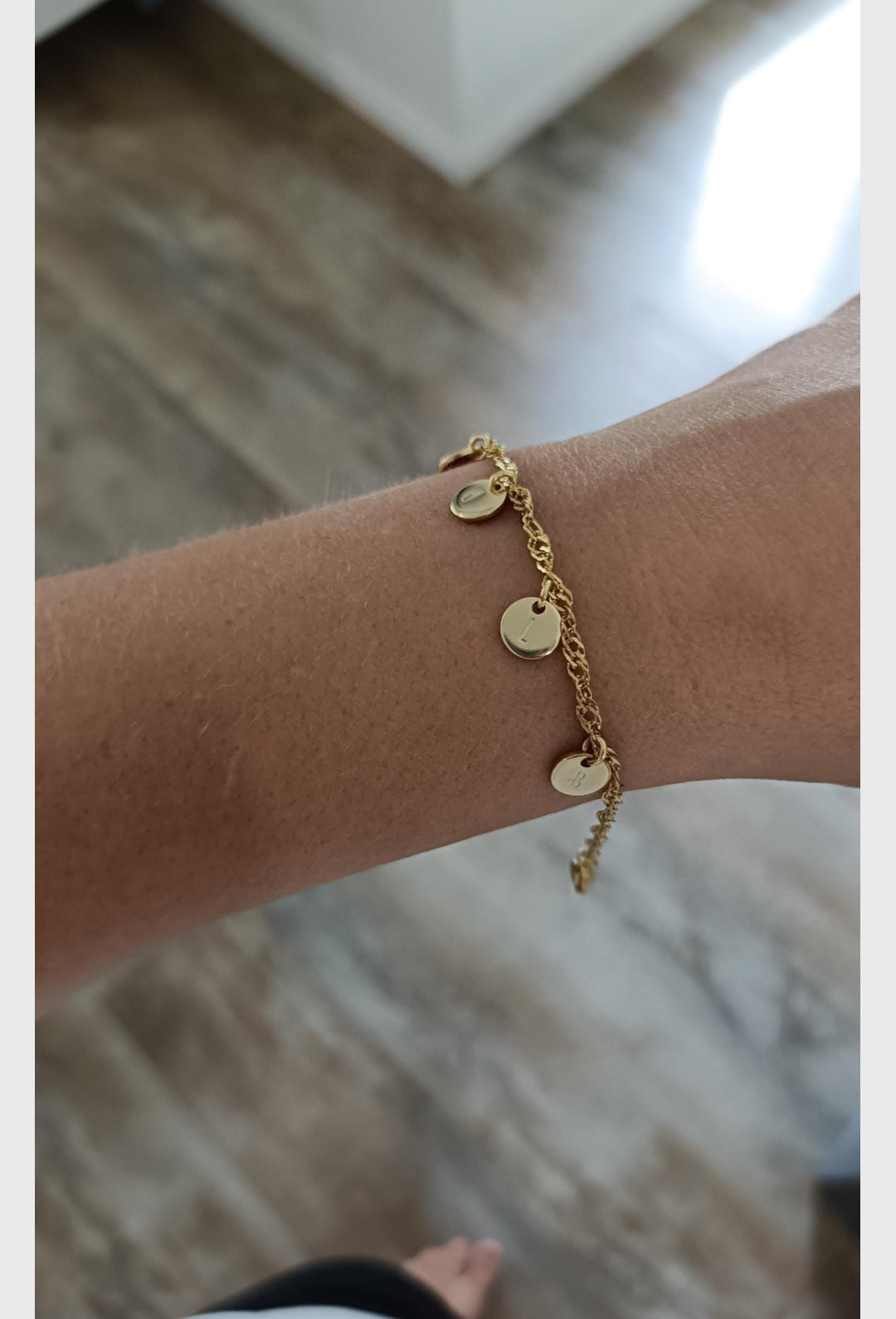 Personalized Bracelet - twisted chain